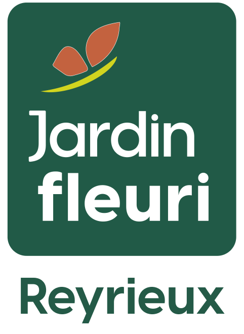 Jardin Fleuri - 3 jardineries - Production Horticole - Logo Reyrieux