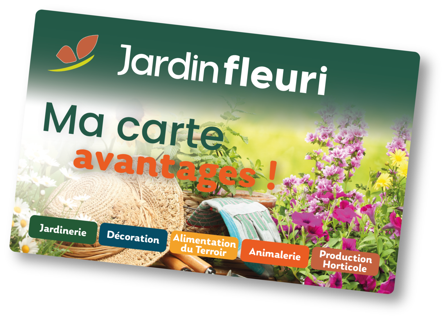 Jardin Fleuri - carte fidélité