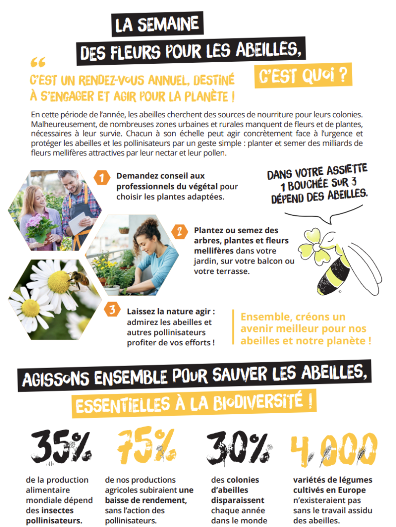 La semaine des fleurs pour les abeilles - informations